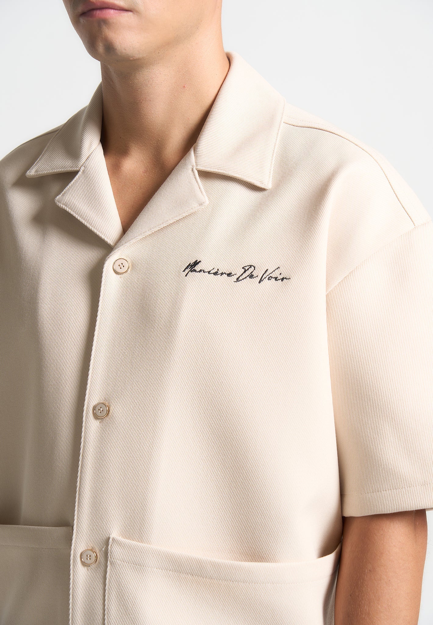 Eiffel Twill Shirt - Cream