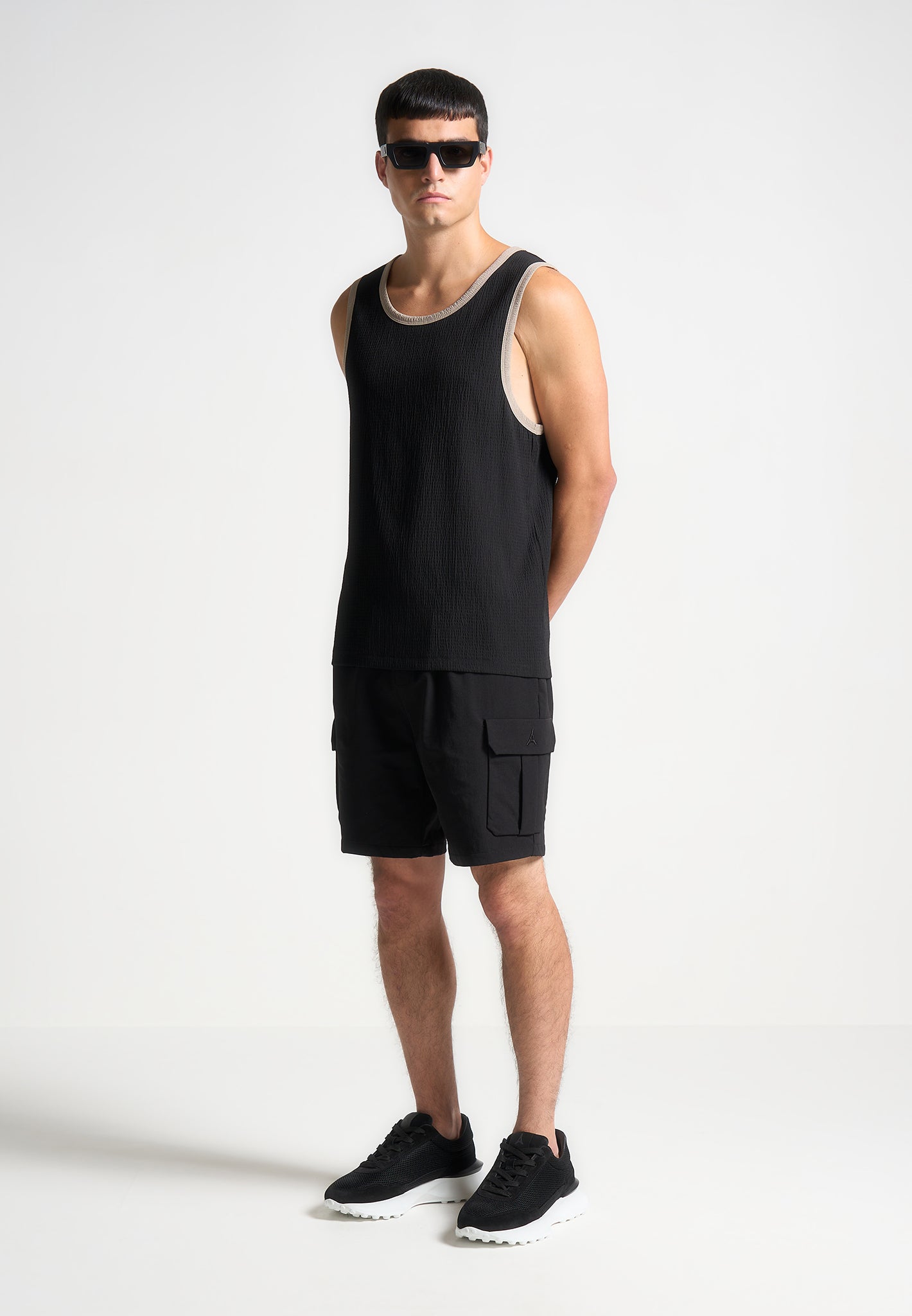 Technical Cargo Shorts - Black